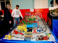 The first bangor CMC setup including clockwork o-gauge and live steam